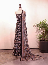 Bin Saeed Printed Khaddar Suits Unstitched 3 Piece - BS25K ALL10